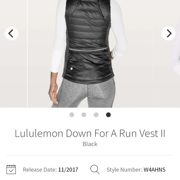 NWT Lululemon Down for a Run Vest II - Picture 5 of 5